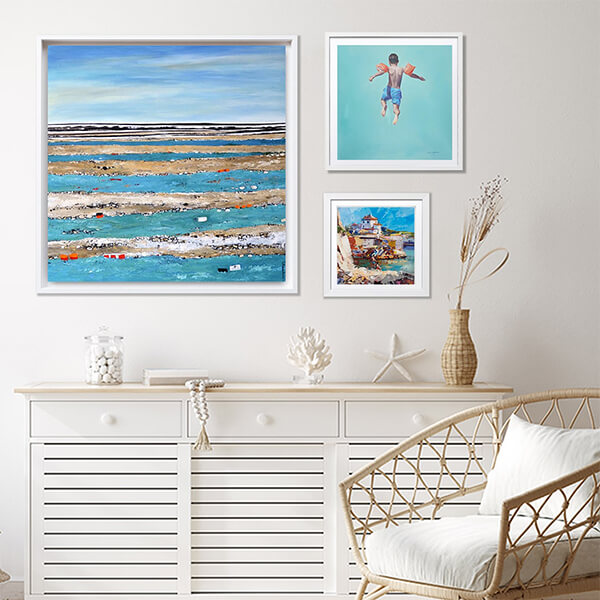 Plage ou montagne ? La réponse en peintures ! 